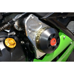 【アグラス AGRAS】 アグラス 342-488-000TB レーシングスライダー フレーム TIN BLK ZX-6R 09-12 AGRAS