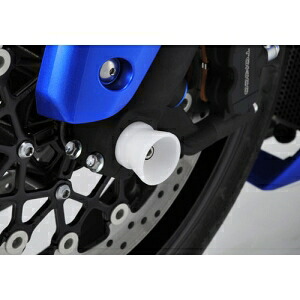 【アグラス AGRAS】 アグラス 344-300-A0B Fアクスルプロテクター ファンネル ブルー GSXR1000 12- AGRAS