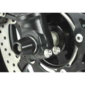 【アグラス AGRAS】 アグラス 343-386-A0S Fアクスルプロテクター コーン シルバー アルミ GSX1300R 02-07 AGRAS