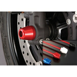 【アグラス AGRAS】 アグラス 343-373-A0B Fアクスルプロテクター コーン ブルー アルミ GSXR1000 -02 AGRAS