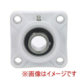 【旭精工】 旭精工 MBFPL208BGA-FD プラスチックシリーズ角フランジ形ユニット 止めねじ付き円筒穴形 MBFPL200BGA-FD形