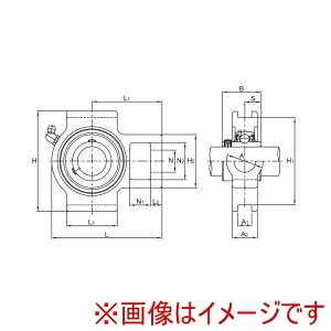 【旭精工】 旭精工 MUCT210VN,Y テークアップ型ユニット ステンレスシリーズ 止めねじ付き円筒穴形 MUCT200VN,Y形
