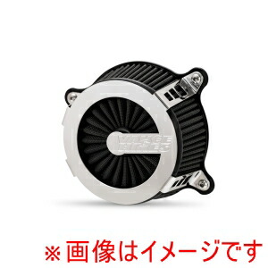 【バンスアンドハインズ】 バンスアンドハインズ 70355 VO2 エアインテイク Cage Fighter ケージファイター クローム TOURING(電スロ)08-16/SOFTAIL 16-17