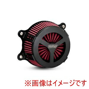 【バンスアンドハインズ】 バンスアンドハインズ 41457 VO2 エアインテイク Radiant III レイディエントスリー ブラック Sportster 91-22