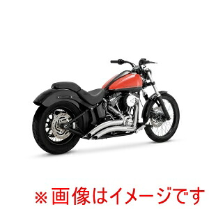 【バンスアンドハインズ】 バンスアンドハインズ 26079 BigRadius 2-2 ビッグラディウス2-2 クローム マフラー SOFTAIL 86-09