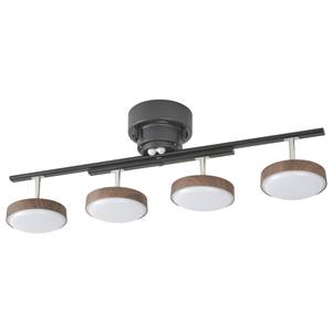 【オーム電機 OHM】 オーム電機 LT-YLS4RC-K LED4灯シーリングライト ダークブラウン