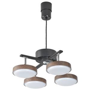 【オーム電機 OHM】 オーム電機 LT-YLP4RC-K LED4灯ペンダントライト ダークブラウン