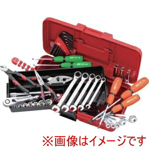 【KTC 京都機械工具】 KTC SK3402PS 工具セット 片開きプラハードケースタイプ [40点]