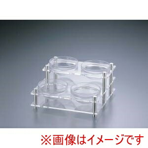 【エムズジャパン】 エムズジャパン アクリル コンディメントスタンド 2段4穴 B30-2 NKV1401 メーカー直送 代引不可 北海道沖縄離島不可