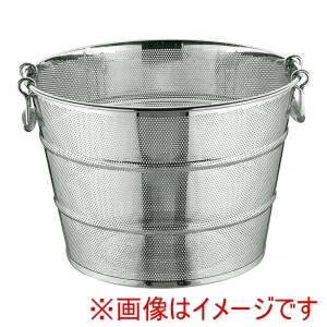 【三宝産業 YUKIWA】 UK パンチング 平底 深型 揚げざる 横ビード 補強入51cm 穴径2.2mm ユキワ 三宝産業 YUKIWA 18,579円