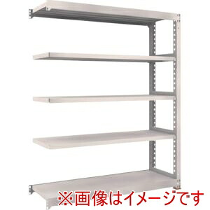 【トラスコ中山 TRUSCO】 トラスコ中山 M5-8375BSFC NG スチールラック M5型中量棚 900X721XH2400 5段 連結 ネオグレー メーカー直送 代引不可 北海道沖縄離島不可