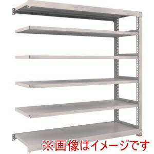 【トラスコ中山 TRUSCO】 トラスコ中山 M5-6466BSFC NG スチールラック M5型中量棚 1200×571×H1800 6段 連結 ネオグレー メーカー直送 代引不可 北海道沖縄離島不可