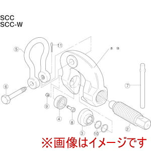 【スーパーツール SUPERTOOL】 スーパーツール SCR1W スクリューカムクランプ SCC-W 用スクリュー