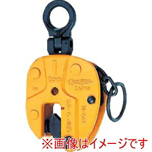 【スーパーツール SUPERTOOL】 スーパーツール SVC0.3ERF タテ吊クランプ ロックハンドル式 自在シャックルタイプ 基本使用荷重0.3t