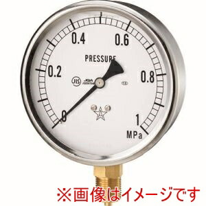 【右下精器製造 migishita】 右下精器製造 GLT-41-25MPA グリセリン入圧力計 圧力レンジ0~25MPa 接続部サイズG3/8B