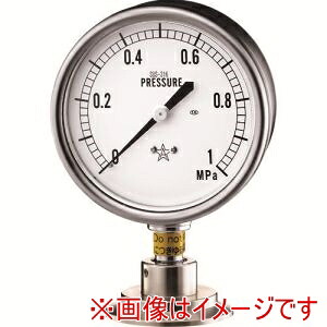 【右下精器製造 migishita】 右下精器製造 FE-1.5-1MPA 隔膜式圧力計 FE型