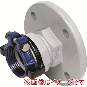 【川西水道機器 SKカワニシ】 川西水道機器 SKXFSMV50 塩ビ管用継手 SKXフランジ付ソケット メーター用 V50