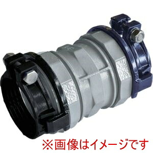 【川西水道機器 SKカワニシ】 川西水道機器 SKX-S-65XV65 鋼管×塩ビ管用異種管継手 SKXソケット 65×V65