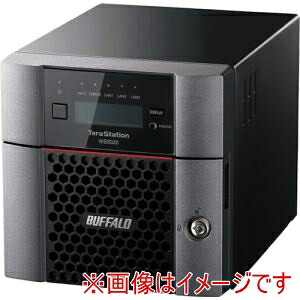【バッファロー BUFFALO】 バッファロー WS5220DN02W9 Windows Server IoT 2ベイデスクトップNAS 2TB 直送 北海道沖縄離島不可