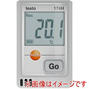 【テストー TESTO】 テストー 0572 1741 01 温湿度データロガー USB testo 174H 白