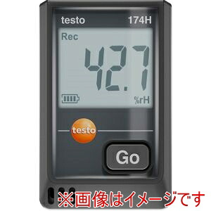 【テストー TESTO】 テストー 0572 1741 02 温湿度データロガー USB testo 174H 黒