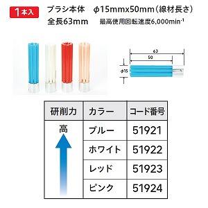 【ナカニシ】 ナカニシ 51922 先端工具 セラミックファイバーカップブラシ