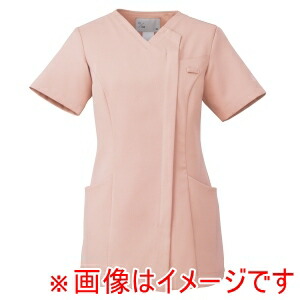 【住商モンブラン】 住商モンブラン UM501-PP スクラブ レディス 半袖 ペールピンク 3L