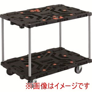 送料無料！！ 【トラスコ TRUSCO】 トラスコ BT920J5-E100T 連結式樹脂製2段台車 ビートル 900X600 自在5輪 とめたろう付 ハンドルなし メーカー直送 代引不可 北海道沖縄離島不可 【smtb-u】 16,718円