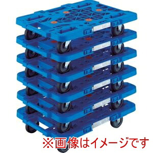 送料無料！！ 【トラスコ TRUSCO】 トラスコ MPK-500-B-M6 まとめ買い 樹脂製平台車 ルートバン MPK-500-B 6台セット メーカー直送 代引不可 北海道沖縄離島不可【smtb-u】