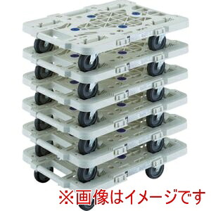 送料無料！！ 【トラスコ TRUSCO】 トラスコ MPK-500J-W-M6 まとめ買い 樹脂製平台車 ルートバン MPK-500J-W 6台セット メーカー直送 代引不可 北海道沖縄離島不可【smtb-u】