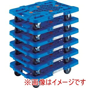 送料無料！！ 【トラスコ TRUSCO】 トラスコ MPK-500S-B-M6 まとめ買い 樹脂製平台車 ルートバン MPK-500S-B 6台セット メーカー直送 代引不可 北海道沖縄離島不可【smtb-u】