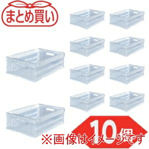 送料無料！！ 【トラスコ TRUSCO】 トラスコ TR-S30TM-10P まとめ買い オリコン α折りたたみコンテナ 30L 透明 10個 メーカー直送 代引不可 北海道沖縄離島不可【smtb-u】