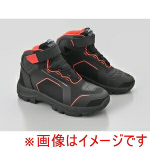 【デイトナ DAYTONA】 デイトナ 62496 DS-502 R-WPライディングシューズ カラー ブラック レッド サイズ 25.5cm