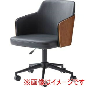 送料無料！！ 【東谷】 東谷 PC-180BBK デスクチェア ブラック メーカー直送 代引不可 北海道沖縄離島不可【smtb-u】