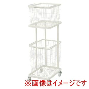 送料無料！！ 【萩原】 萩原 KR-3945WH ランドリー ラック ホワイト メーカー直送 代引不可 北海道沖縄離島不可【smtb-u】