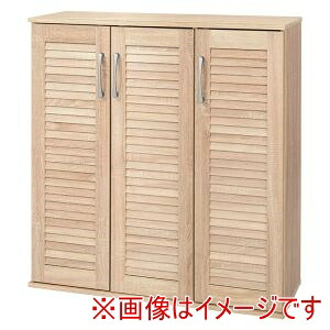 送料無料！！ 【萩原】 萩原 RSR-1701NA ルーバー シューズ ラック ナチュラル メーカー直送 代引不可 北海道沖縄離島不可【smtb-u】