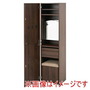 送料無料！！ 【萩原】 萩原 RD-1195BR 姿見 ドレッサー ブラウン メーカー直送 代引不可 北海道沖縄離島不可【smtb-u】