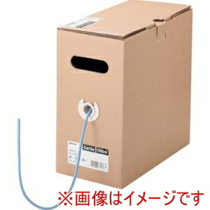 【バッファロー BUFFALO】 バッファロー BL5EW1000BL Cat5e LANケーブル 100m 撚線 ブルー