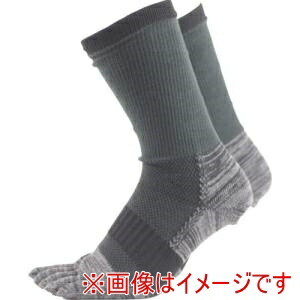【ユタカメイク】ユタカメイク SWTC-D52 靴下 ASHITOMO WORKING SOCKS 疲れ対策 5本指 クルー ダーク 2足組 25ー27cm画像