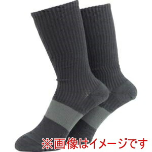 【ユタカメイク】ユタカメイク SWZC-D12 靴下 ASHITOMO WORKING SOCKS ズレ対策 先丸 クルー ダーク 2足組 25ー27cm画像
