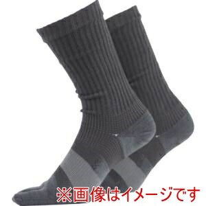 【ユタカメイク】ユタカメイク SWMC-D52 靴下 ASHITOMO WORKING SOCKS ムレ対策 5本指 クルー ダーク 2足組 25ー27cm画像