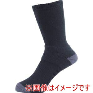 【ユタカメイク】ユタカメイク SWNC178M 靴下 ASHITOMO WORKING SOCKS 長靴専用 先丸クルー ブラック 1足組 M 25ー27cm画像