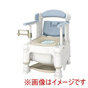 送料無料！！ 【アロン化成】 アロン化成 534832 533-487 安寿 ポータブルトイレ FX-30 らくゾウくん 自動ラップ2 標準便座 快適脱臭 ミストブルー 直送品 法人限定 北海道沖縄離島不可【smtb-u】