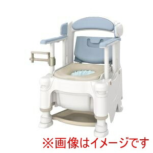 送料無料！！ 【アロン化成】 アロン化成 534834 533-489 安寿 ポータブルトイレ FX-30 らくゾウくん 自動ラップ2 ソフト便座 快適脱臭 ミストブルー 直送品 法人限定 北海道沖縄離島不可【smtb-u】