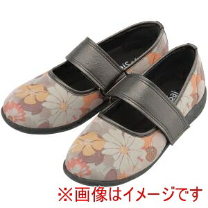 【マリアンヌ製靴】 マリアンヌ製靴 347796 SaiSai～フラワープリント～ W941 婦人用 23.5cm フルールオレンジ