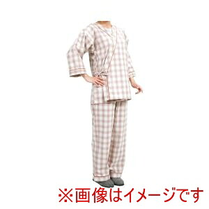 【特殊衣料】 特殊衣料 323497 0730 寝巻き セパレートタイプ 婦人用 L タータンピンク