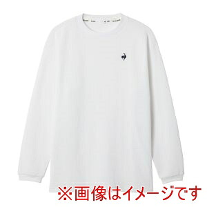 【ルコック le coq sportif】 ルコック LT5FLT00M ヘランカワッフル長袖Tシャツ ホワイト O