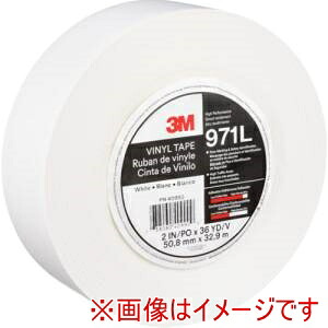 【スリーエム 3M】 スリーエム 971L WT 50X32 超高耐久ラインテープ 971L 白 50.8mm×32.9m