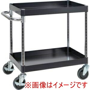 送料無料!! 【トラスコ中山 TRUSCO】 トラスコ中山 PEW-662-BK ツールワゴン フェニックスワゴン 省音 600X400XH600 2段 ブラック メーカー直送 代引不可 北海道沖縄離島不可【smtb-u】
