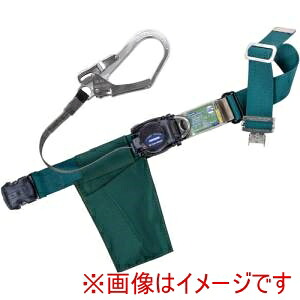【藤井電工】 藤井電工 TB-RN-OT590-BG-L-BP 胴ベルト型墜落制止用器具 巻取タイプ ロック機構なし リトラ 青緑 Lサイズ 幅50MM×長さ1400MM ワンタッチバックル仕様